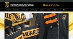 Desktop Screenshot of brightonbookstore.monroecc.edu
