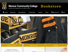 Tablet Screenshot of brightonbookstore.monroecc.edu